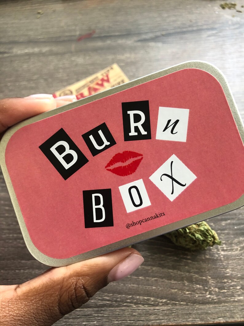 Just the Box, Nothing Inside, Empty Tin, Weed Kit, Stoner Kit, Weed Accessory, Stoner Kit for Her, Stoner Kit for Him, Stash Box 