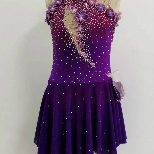 White Ice Skating Dresses for Women Competition Figure Skating Etsy