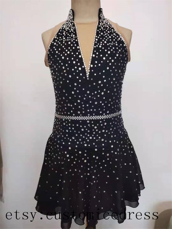 chinese dress ladies Ice Blue Dot Dress – Belchic
