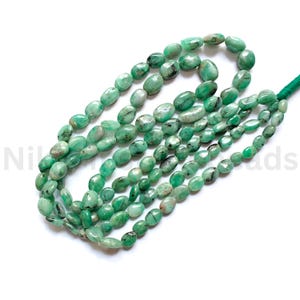 AAA+ natral multi Emerald stone, green Emerald oval cut gems, 5.25-9.00 MM, smooth & plain oval cut beads, green Emerald gemstone beads.