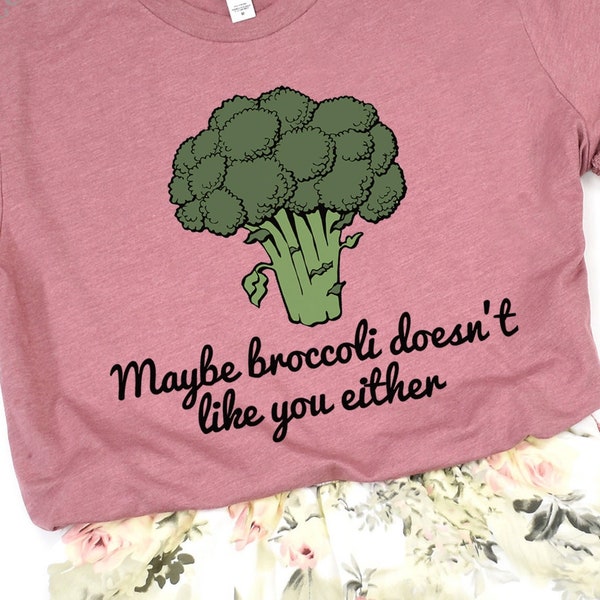 Vegan Shirt | Broccoli T-Shirt | Vegetable Tee | Nutritionist Tee | Vegetarian Shirt | Cute Broccoli Lover Gift | Plant Based Shirt E3061