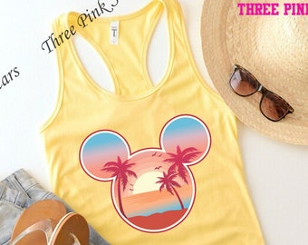 Sunset Mouse Tank Top E4077