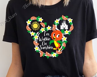 Funny Orange Bird Shirt, Adventureland T-Shirt, Magic Kingdom Tee, Epcot Flower & Garden Festival Tee, Matching Family Vacation Trip E3781