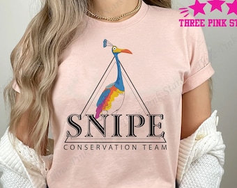 Snipe Conservation Team Shirt, Cute Kevin Bird Paradise Falls Shirt, Up Tee E4250