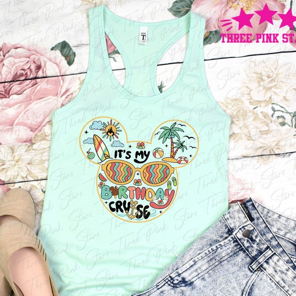 Birthday Cruise Tank Top, Birthday Cruise Party Tank, Magical Family Trip Tank Top, Family Cruise Vacation E5185