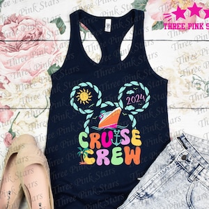 Cruise Crew 2024 Tank Top, Cruise Life, Magical Vacation Trip Tank, Friends Cruise, Cruise vacation E5134