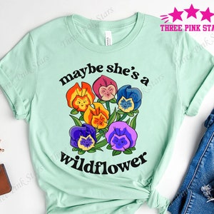 Alice In Wonderland Shirt, Wildflower Shirt, Epcot Flower and Garden, Plant Lover T-shirt E3646