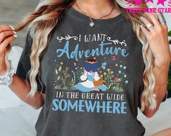 Belle Princess Comfort Colors Shirt, Beauty And The Beast Shirt, Belle's Book Tee E4155