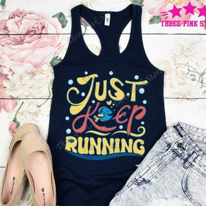 Finding Nemo Run Tank Top, Dory Running Tank Top E4956