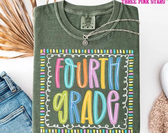 Fourth Grade Shirt, 4th Grade Teacher Team Shirt BK000068