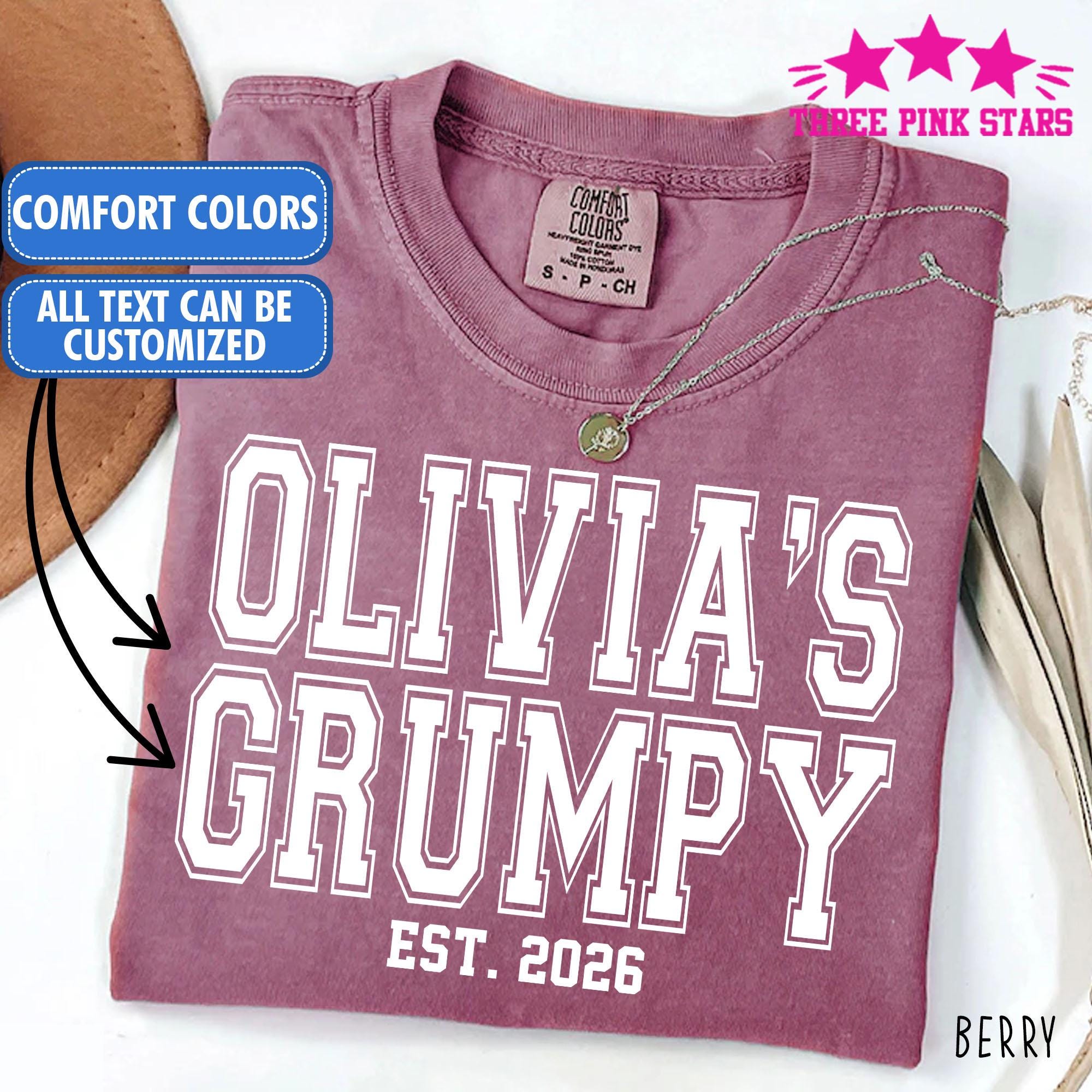 Personalized Grumpy Father's Day Gift, Grumpy Shirt With Kid Name ...