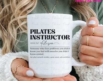 Personalized Pilates Instructor Mug E8254