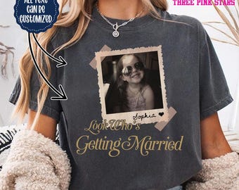 Personalized Bachelorette Shirt, Custom Photo Bride Shirt, Team Bride Shirt, Bridal Shower Gift E10254