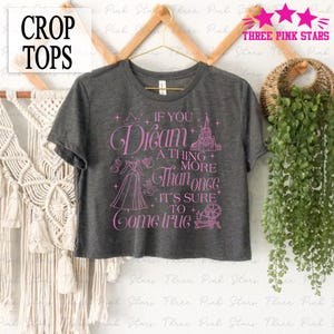 Aurora Princess Crop Top, Sleeping Beauty Crop Tee E7676