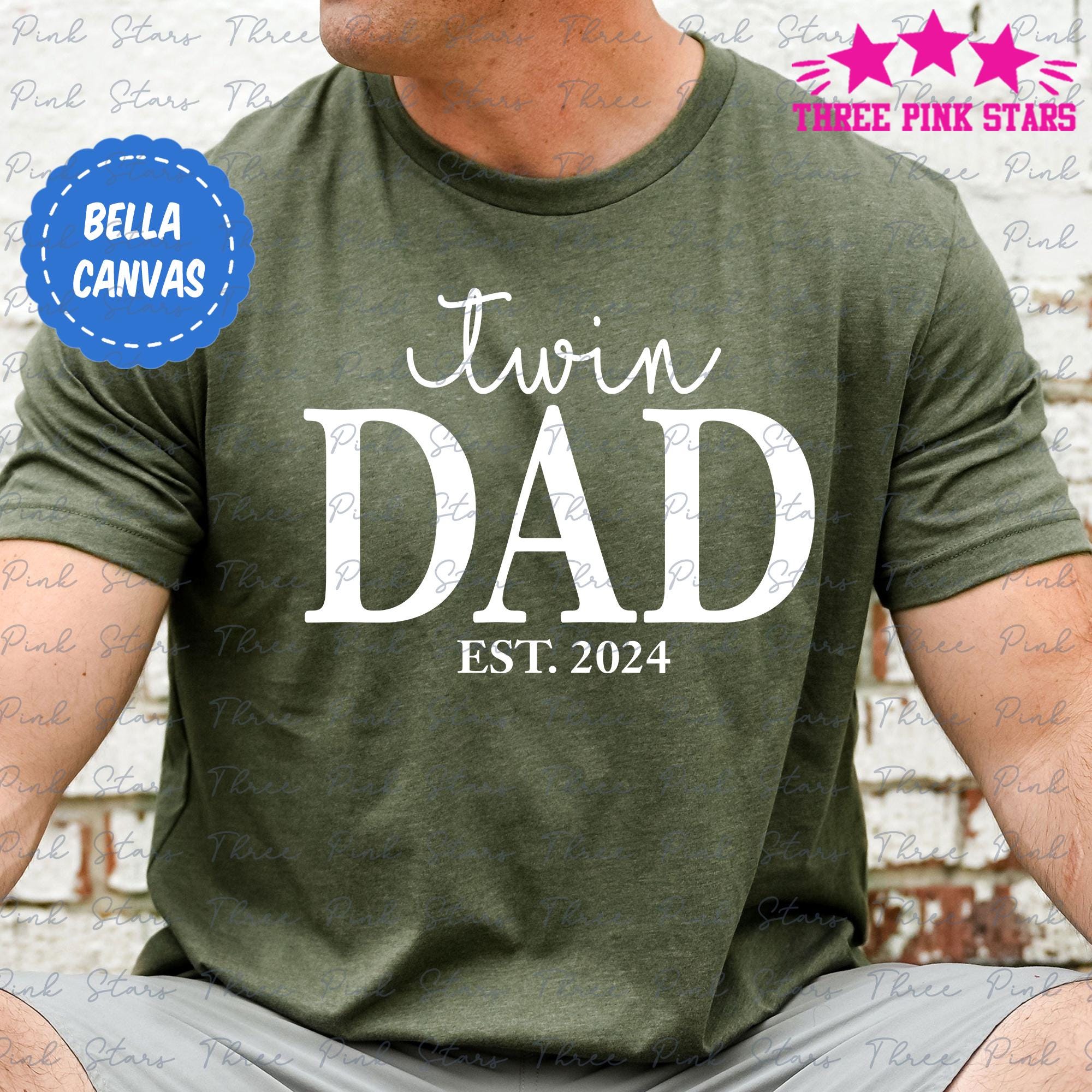 Twin Dad Shirt, Dad of Twins Shirt, New Dad Gift E6887