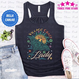Moana Gramma Tala Tank Top,  Manta Ray Tribal Tank Top, Moana Stingray Tank Top E5465