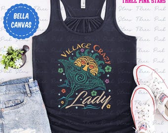Moana Gramma Tala Tank Top,  Manta Ray Tribal Tank Top, Moana Stingray Tank Top E5465