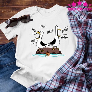 Dad Dad Dad Nemo Seagull Shirt, Finding Nemo T-shirt E4207