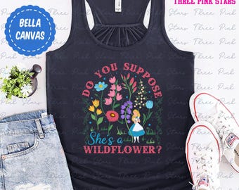 Alice in Wonderland Tank Top, Epcot Flower and Garden Festival Tank Top E4246