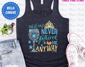 Frozen Elsa Princess Drinking Tank Top, Epcot Food and Wine Festival Tank Top E4015