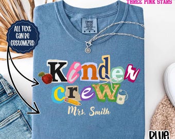 Kinder Crew Shirt, Custom Kinder Team Shirt E10354