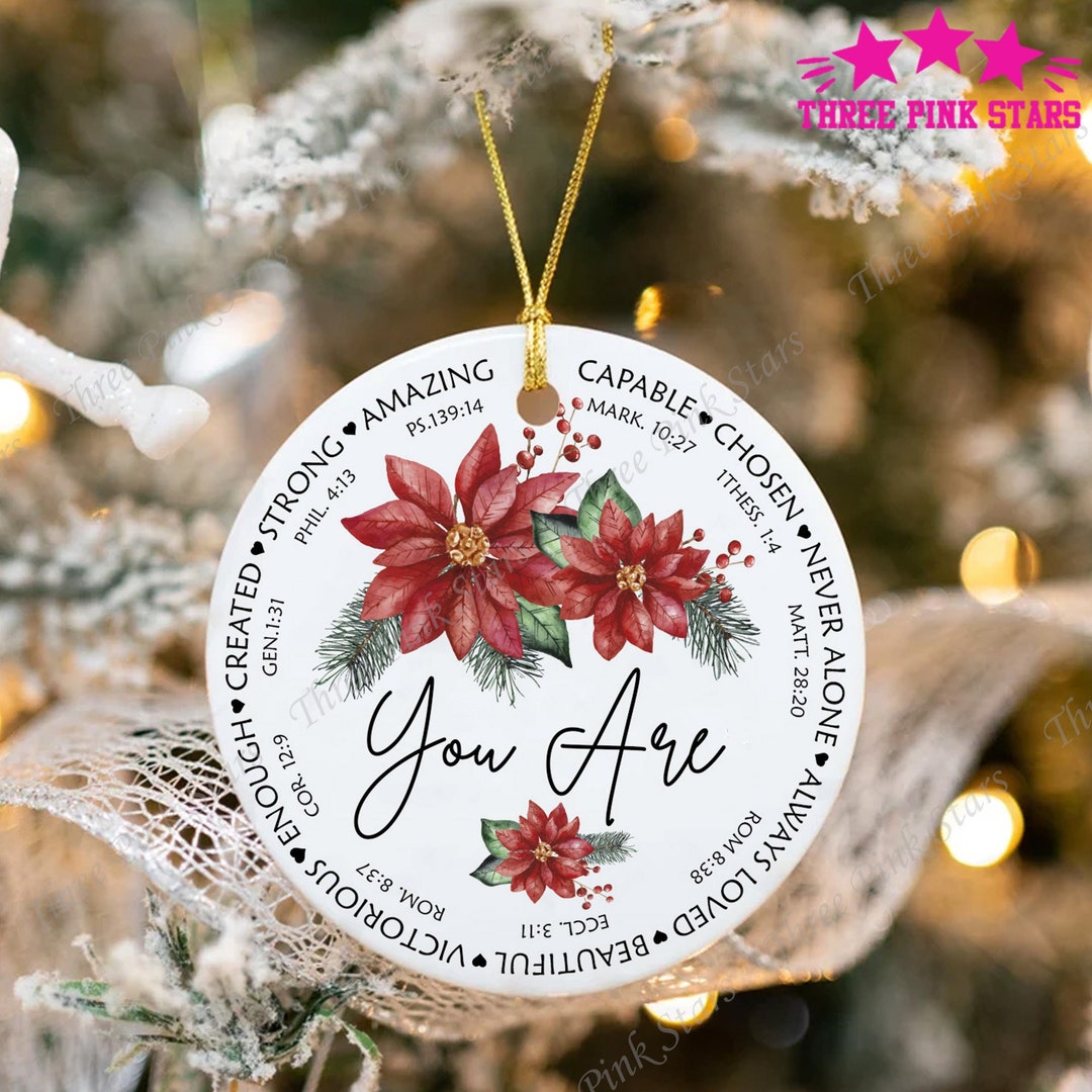 Christian Christmas Ornament, Family Religious Ornament, Religious Gift ...