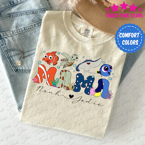 Camisa personalizada con colores reconfortantes para mamá, camisa infantil con nombre, regalo para mamá E5308