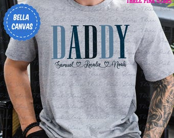 Personalisiertes Daddy Shirt, Geschenk für Daddy, Geschenk für Daddy E6559