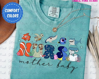Camisa de colores cómodos para mamá, bebé y enfermera, camisa de enfermera posparto, regalo de graduación de enfermería de maternidad, regalo de enfermería obstétrica E6368