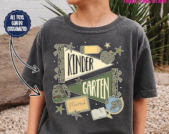 Personalized Kindergarten Youth Shirt, Custom Kinder Name Kids T-Shirt E10362
