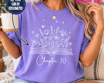 Personalized 70th Birthday Sweatshirt/ Shirt, Custom Chapter 70 Shirt E10840