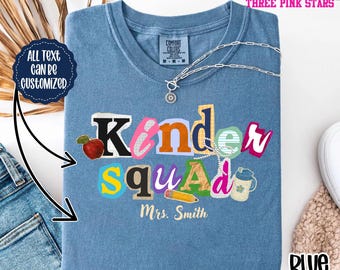 Kinder Squad Shirt, Custom Kinder Team Shirt E10355