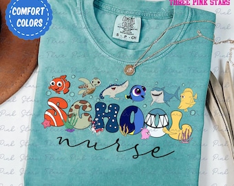 School Nurse Comfort Colors Shirt, School Nurse Gift, Back To School Shirt E7073