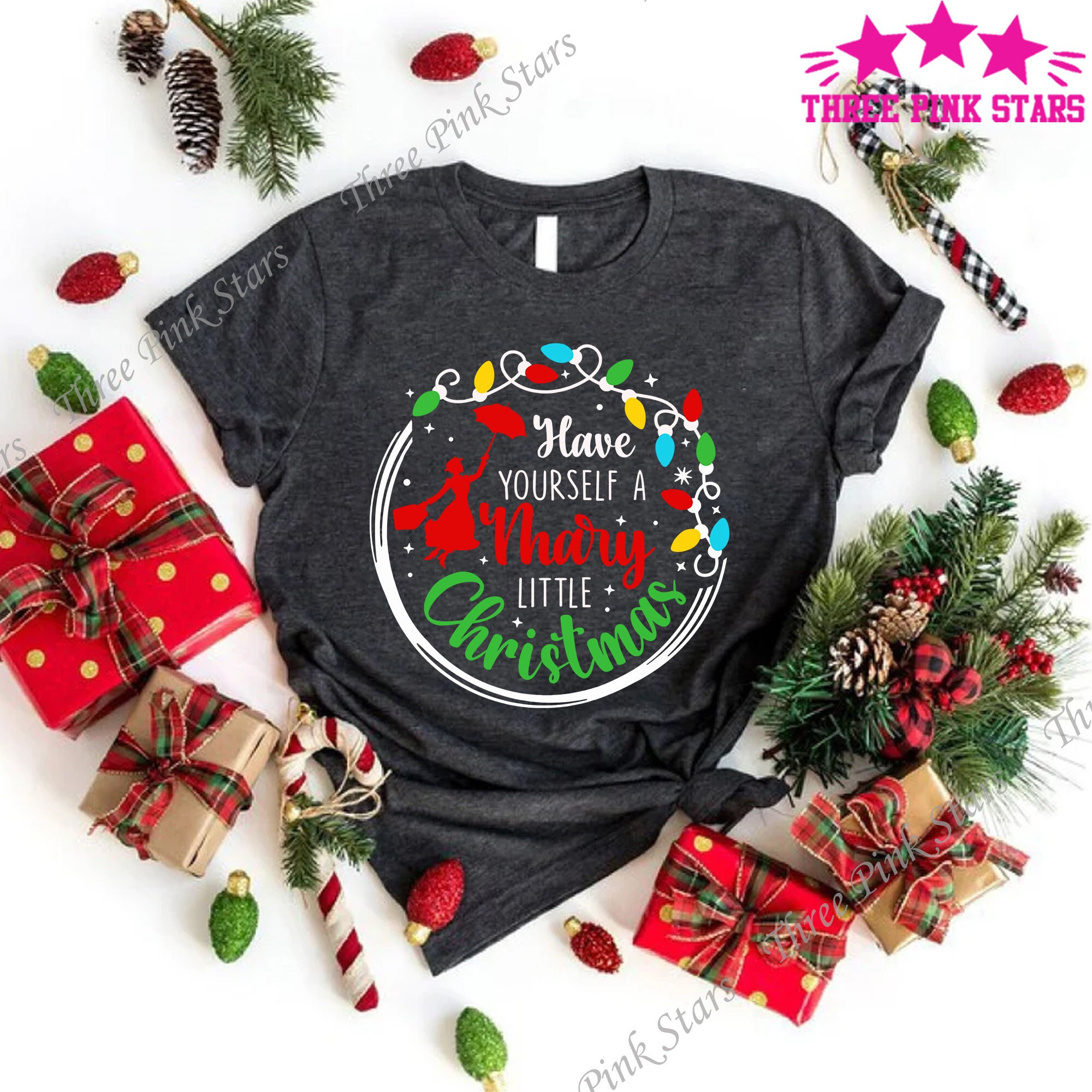 Discover Have Yourself A Mary Little Christmas, Christmas Movie, Mary Poppins Holiday T-Shirt