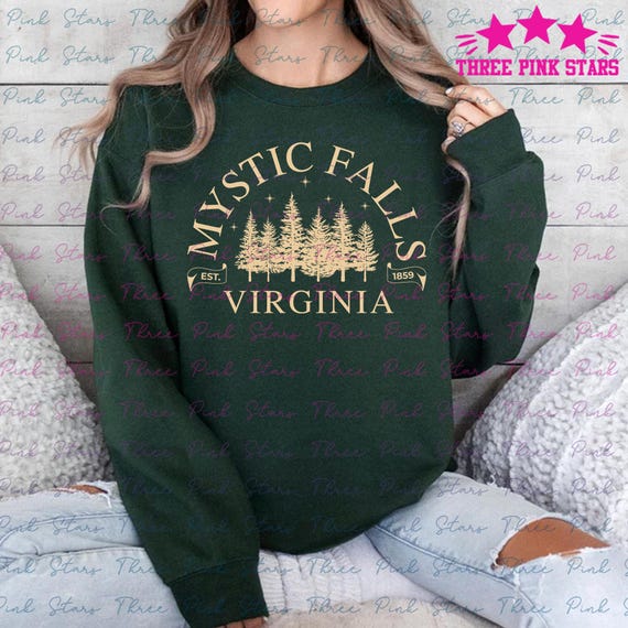 Felpa Mystic Falls, Felpa Virginia E5454 Italia