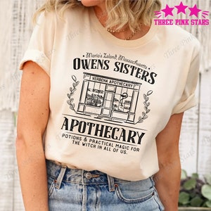 Practical Magic Shirt, Practical Magic Movie, Apothecary T-shirt, Witch Shirt E4905