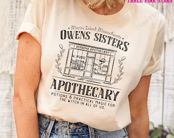 Practical Magic Shirt, Practical Magic Movie, Apothecary T-shirt, Witch Shirt E4905