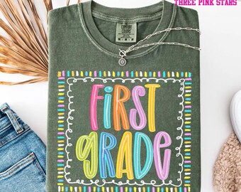 First Grade Shirt, 1st Grade Teacher Team Shirt BK000068