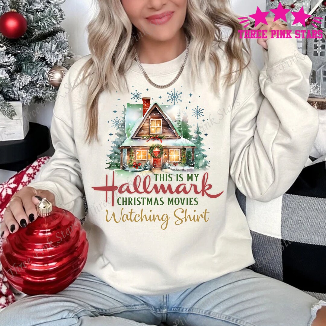 Hallmark Christmas Movies Sweatshirt Christmas Movies Etsy