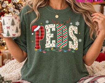 PEDS Christmas Shirt/ Sweatshirt, Pediatric Nurse Shirt E10816