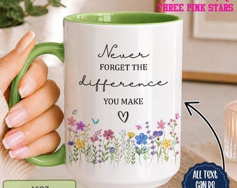 Thank You Gift, Custom Coworker Mug, Employee Gift Mug E10825