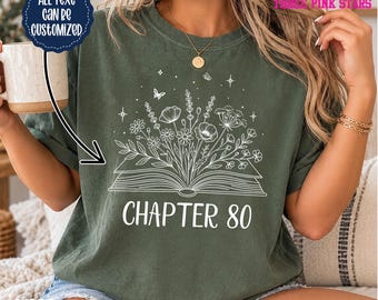 Personalized 80th Birthday Shirt/ Sweatshirt, Custom Chapter 80 Shirt E10838