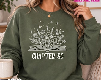 Personalized 80th Birthday Sweatshirt/ Shirt, Custom Chapter 80 Shirt E10838