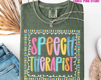 Speech Therapy Shirt, SLP Tee, Speech Therapist BK000068