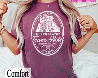 The Hollywood Tower Hotel Comfort Colors Shirt, Tower of Terror Shirt E4707