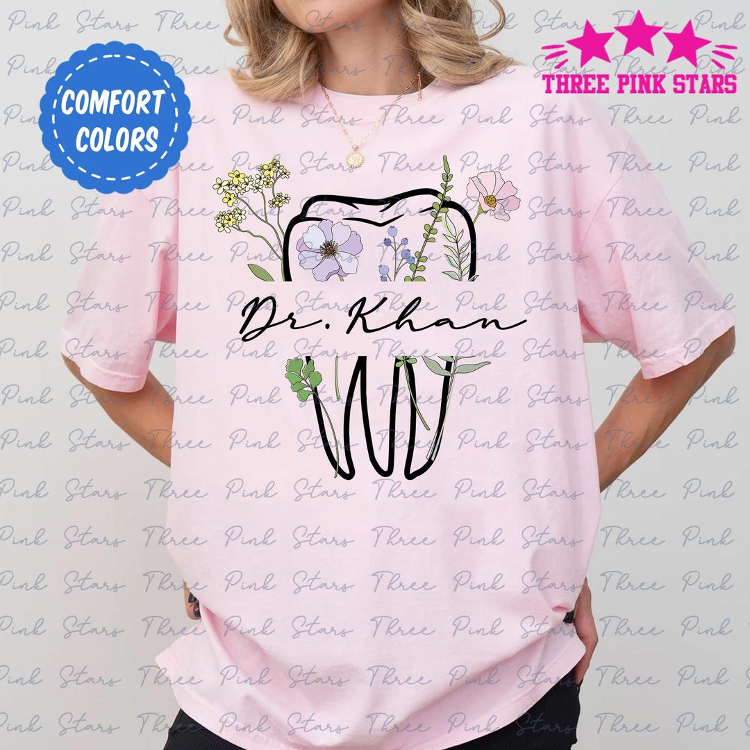 Personalized Dental Hygiene Comfort Colors Shirt, Dental Assistant ...