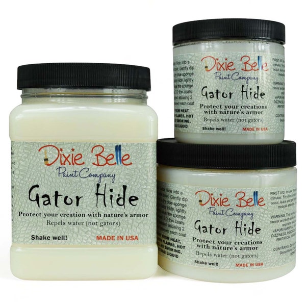 Water Repellent GATOR HIDE || Dixie Belle Paint || Furniture Poly Sealer Top Coat Sealer || Same Day Shipping