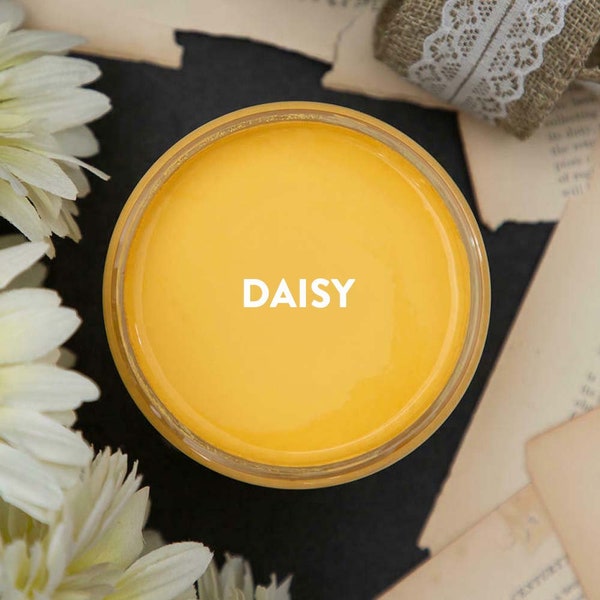 Furniture Paint Daisy || Chalk Mineral Paint Matte Finish || Dixie Belle Paint || Yellow || Ships Same Day