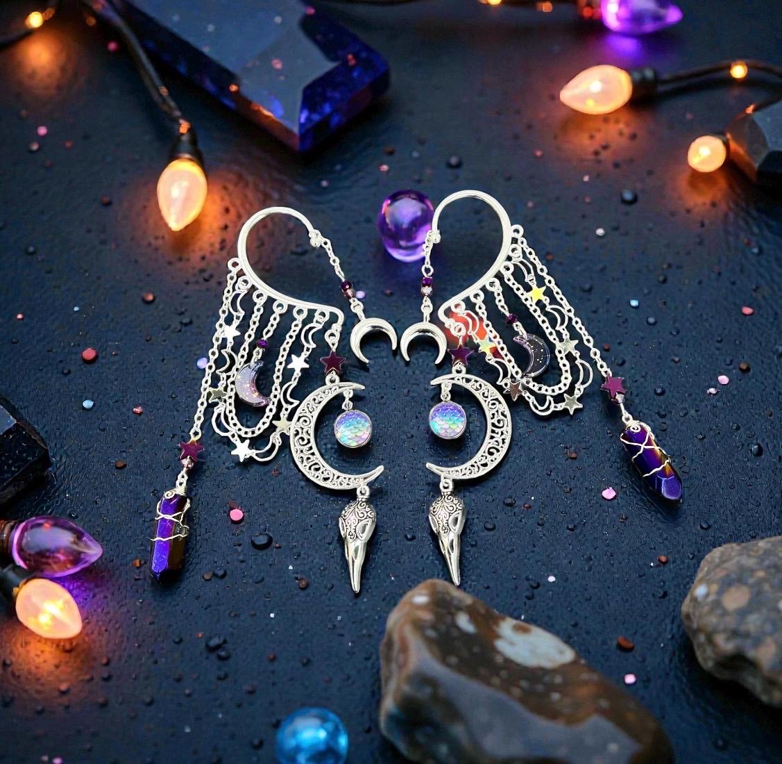 Crystal Ear Cuff - Etsy display picture 1