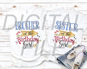 Alice in Wonderland PNG / Alice in Wonderland PNG Family Shirts Printable Digital File / Alice in Onederland First Birthday Brother Sister